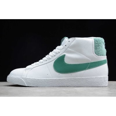 Nike Sb Zoom Blazer Mid Beyaz Kaykay Ayakkabı Türkiye - NLP4PDVI